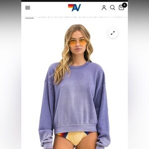 Aviator Nation Faded Grape Sweatshirt